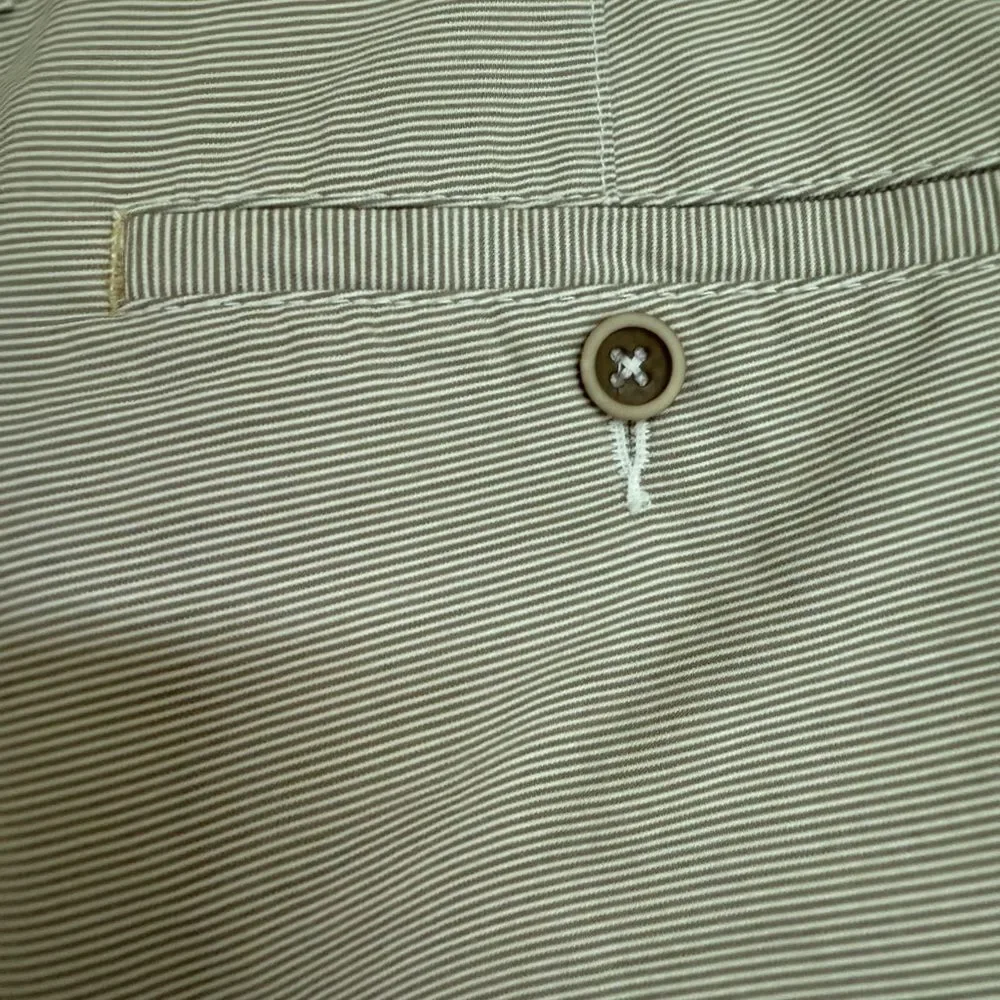 Cooper Jones Supply NWT W36 Men's Gray Pin Stripe Shorts. Beach Wedding Warm.